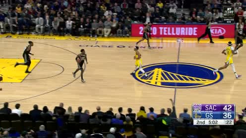 【NBA集錦】拉塞爾人縫送擊地妙傳 考利斯坦吃餅輕松上籃命中