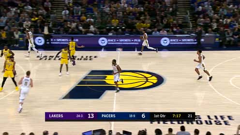 【NBA集錦】吃餅?zāi)芰Σ惠擜D 丹尼格林突破鬼魅傳麥基籃下暴扣