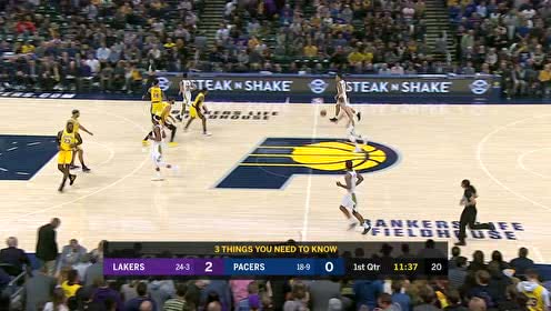 【NBA集錦】濃眉不在我來(lái)頂！ 詹姆斯開(kāi)場(chǎng)助飛麥基空接扣籃