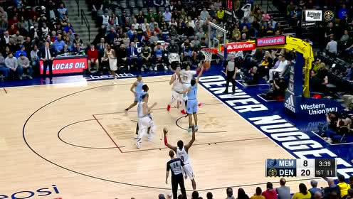 【NBA集锦】约老师假投真传骗过防守 穆雷小手一挥潇洒上篮