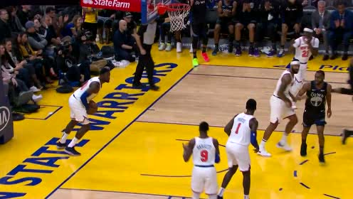 【NBA集锦】用两记扣篮给主队球迷提提神 考利斯坦&罗宾逊轮番炸扣