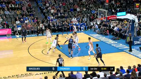 【NBA集錦】莫蘭特跳起滯空傳球 瓦蘭丘納斯小拋投命中