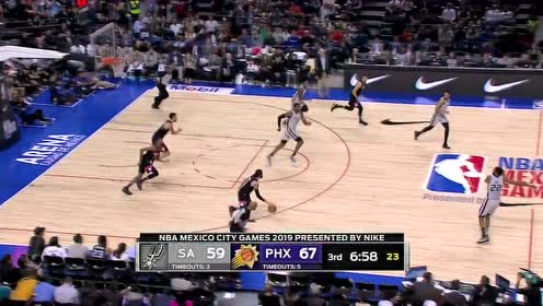 【NBA集锦】我的后视镜都能看到 萨里奇篮下机警送出小抛投
