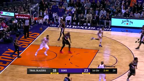 【NBA集锦】内线香饽饽 贝恩斯不讲理拿球就是扣
