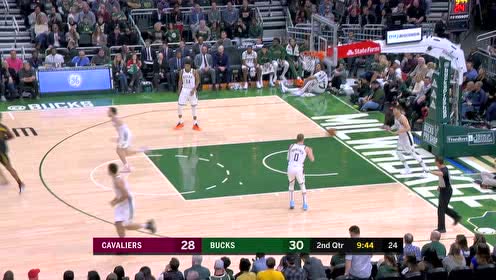 【NBA集錦】加蘭巧妙長傳 波特彈射起步飛身暴扣