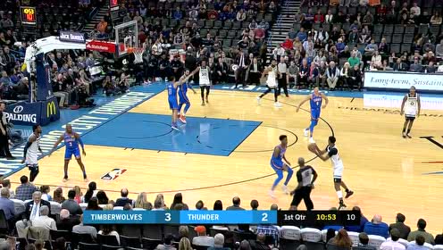 【NBA集錦】小飛俠功夫了得 卡爾弗長驅(qū)直入飛身上籃干脆利落