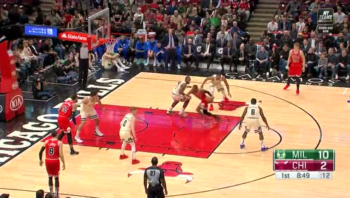 【NBA集锦】节奏完美! 邓恩连续crossover晃晕对手上篮命中