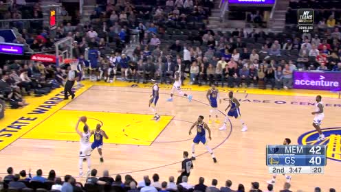 【NBA集锦】拉塞尔三分手起刀落 艾伦立马外线予以回应