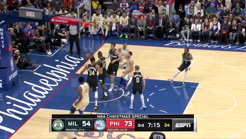 【NBA集錦】費城是真的無法阻擋！恩比德慢三步西蒙斯快攻上籃連得4分