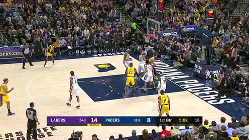 【NBA集錦】傳的好上的也漂亮！ 詹姆斯隱蔽背傳麥基上反籃命中