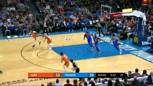 【NBA集錦】大塊頭之間的較量！亞當(dāng)斯迎面血帽貝恩斯不容造次