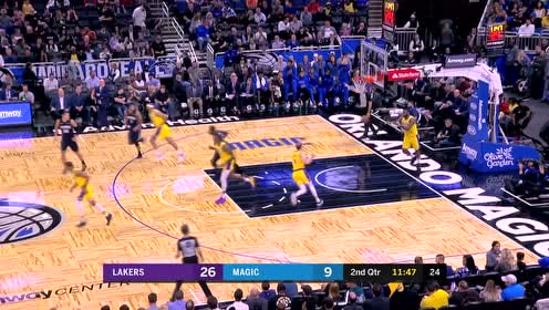 【NBA集锦】富尼耶开启导航高吊直传 班巴接过飞饼上篮打进