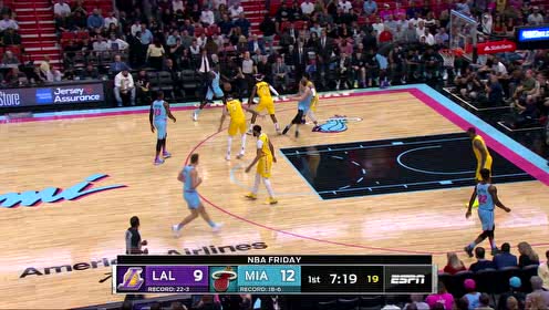 【NBA集錦】手感說來就來 詹姆斯弧頂三分清脆入筐
