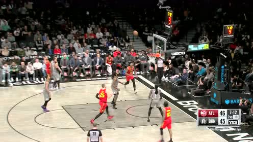 【NBA集錦】官方搭檔最為致命 亨特兩次助攻特雷楊飚射三分奪魂攝魄