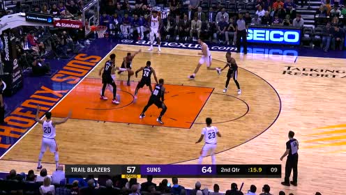 【NBA集锦】起飞了!利拉德连线安东尼空接暴扣