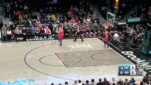 【NBA集錦】我記住你了！哈里斯晃飛西帝登天劈扣一氣呵成