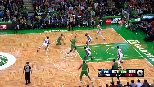 【NBA集锦】心态沉稳 肯巴沃克手感丝滑抛投打进