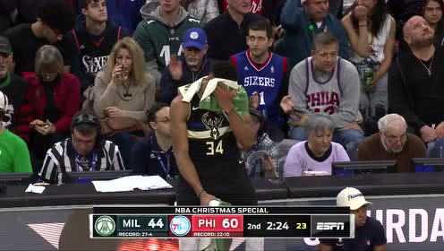【NBA集錦】理查德森假上真?zhèn)?西蒙斯接球輕松完成上籃