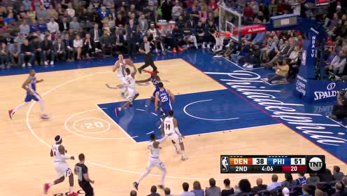 【NBA集錦】一身肉都在抖 約基奇快下輕盈挑籃得手