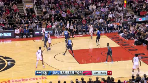 【NBA集锦】人间大炮一级准备 洛瑞接球就投三分一发入魂