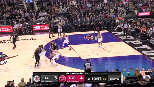 【NBA集锦】祖巴茨突破内传内 哈克里斯接球就是双手暴扣
