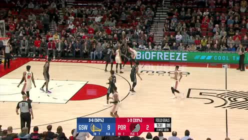 【NBA集锦】考利斯坦快攻跟进补扣 安东尼背后运球晃飞对手自信中投