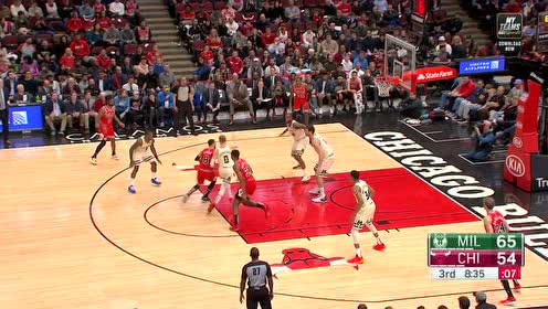 【NBA集锦】好风骚的脚步 拉文篮下连续变奏胳肢窝下舔篮得手