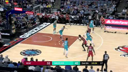【NBA集锦】希罗海底捞月送妙传 席尔瓦一飞冲天空接暴扣