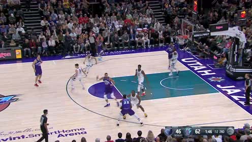 【NBA集锦】开启虐筐模式 博格达头顶连线助戈贝尔空接暴扣反击