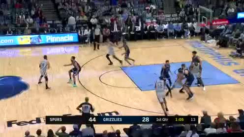【NBA集锦】阿尔德里奇vs灰熊第1节集锦 13中10砍下22分
