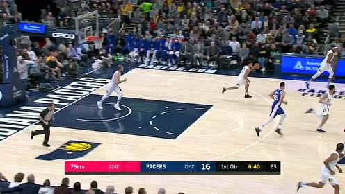 【NBA集錦】理查德森高拋送香餅 西蒙斯空接劈扣順理成章