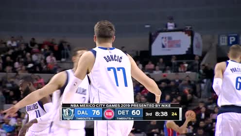 【NBA集錦】這一步撤的真遠(yuǎn) 東契奇單打格里芬超遠(yuǎn)三分超神