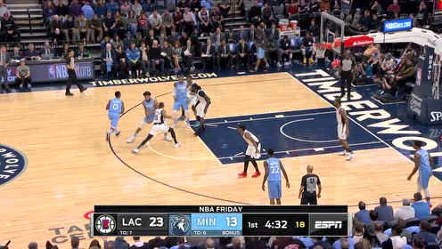 【NBA集錦】延續(xù)火熱手感 唐斯反擊三分堅決命中