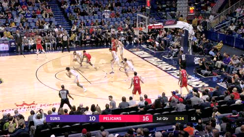 【NBA集錦】烏布雷起飛單手暴扣 鶯歌防守太拼摔出場外