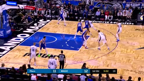 【NBA集锦】如入无人之境 富尔茨单骑闯关反身上篮打进