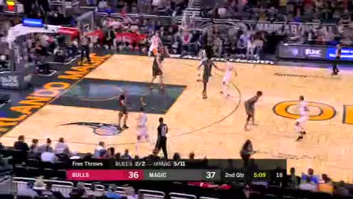 【NBA集锦】电光火石一瞬间 拉文空切篮下双手霸气灌筐