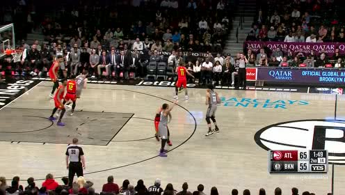 【NBA集錦】教科書級別的攻防轉(zhuǎn)換 阿倫側(cè)身單挑上籃強硬反擊