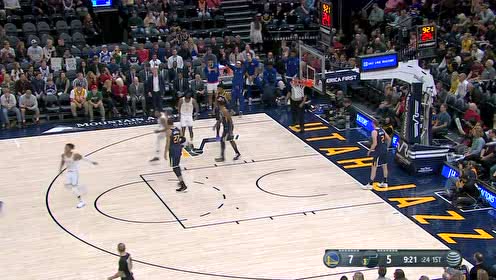 【NBA集锦】拉塞尔1过2鬼魅传球 罗宾逊毫不手软大力扣篮