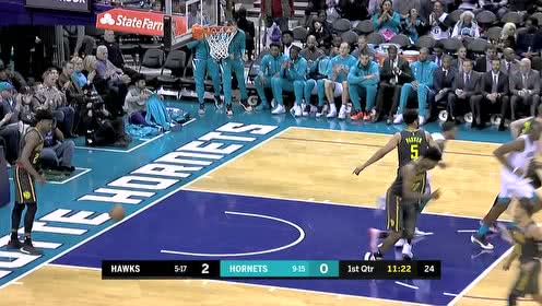【NBA集錦】布里奇斯抹過防守打板上籃 再接擊地暴扣氣貫長虹