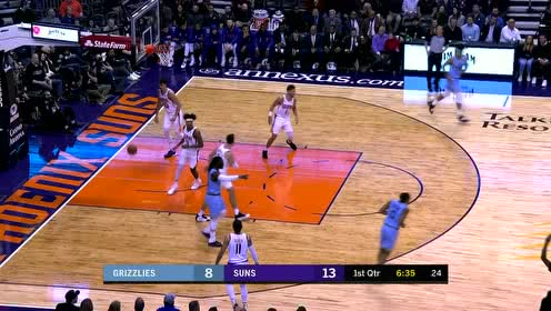 【NBA集锦】登场就有奇效 梅尔顿三分出手为球队止血