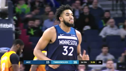 【NBA集锦】脚踩莲花碾压内线 唐斯接球突破单臂炸筐