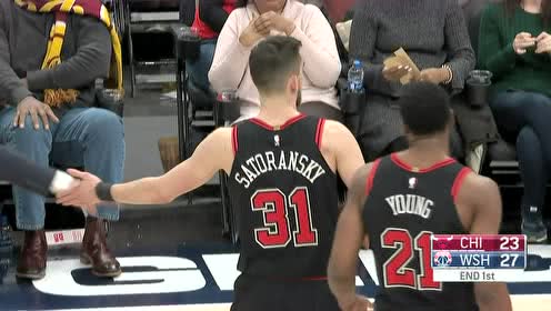 【NBA集锦】老哥稳 萨托兰斯基漂移投篮压哨命中