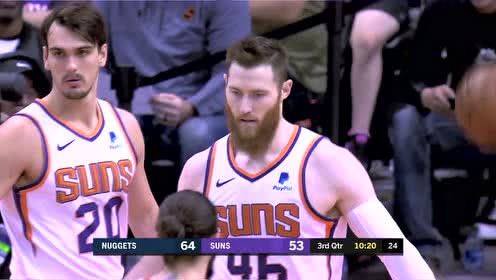 【NBA集锦】贝恩斯接布克击地怒扣一记2+1 紧接着抛投再有连续索分