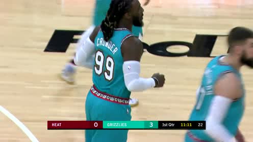 【NBA集锦】开场就发威 克劳德接球就投三分一箭穿心