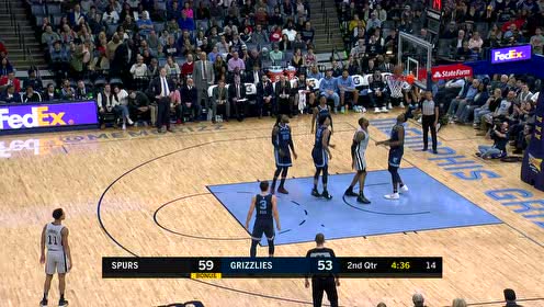 【NBA集锦】还得靠那个胖子!阿尔德里奇自投自抢打成2+1
