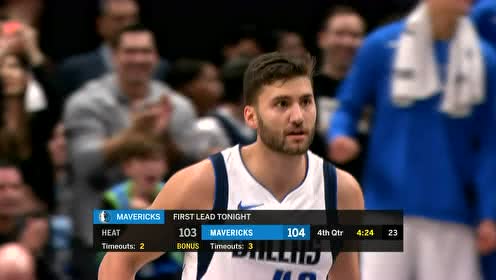 【NBA集錦】澆滅熱火 克勒貝爾重錘火花獨行俠反超