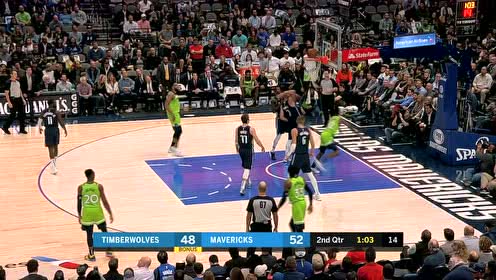 【NBA集锦】唐斯策应送击地妙传 维金斯接球强硬上篮打成2+1