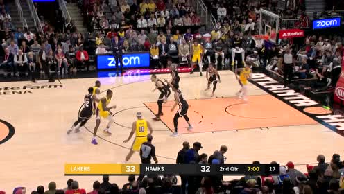 【NBA集锦】开启湖人第1记三分!詹姆斯突施冷箭三分冷箭射中