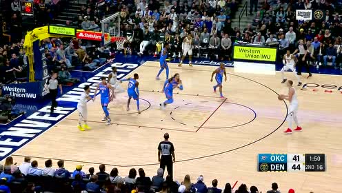 【NBA集錦】掘金經(jīng)典配合！ 穆雷妙傳約基奇命中弧頂空位三分