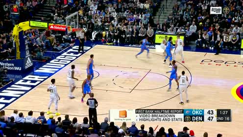 【NBA集錦】手感來了擋不??！ 約基奇右側(cè)三分手起刀落
